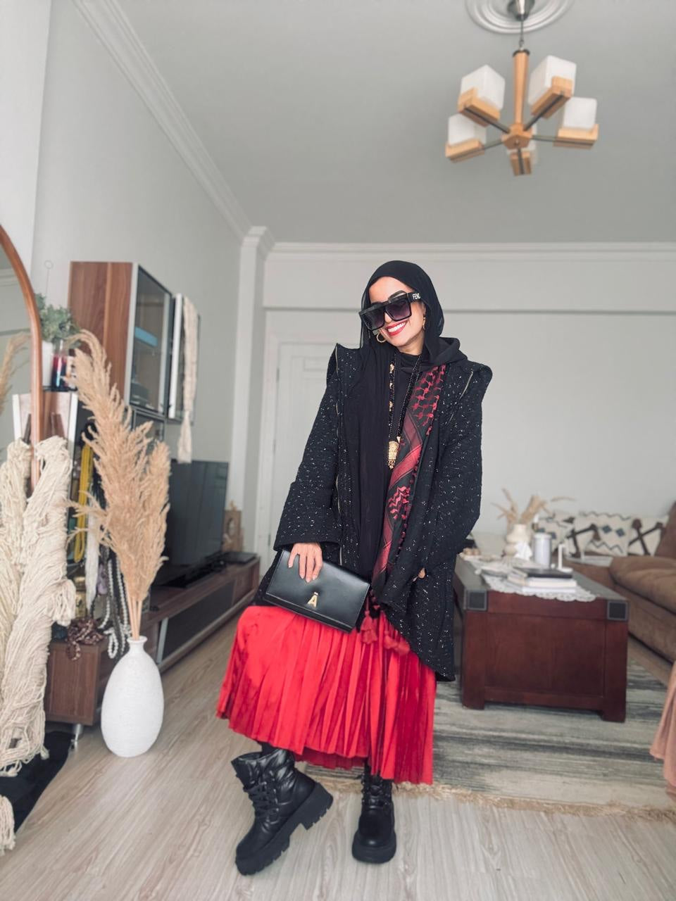 Glam black cape