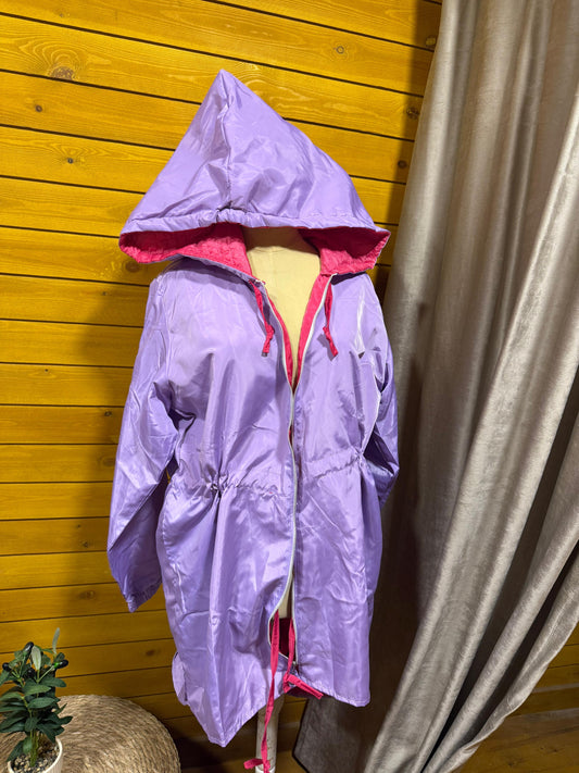 Waterproof purple jacket