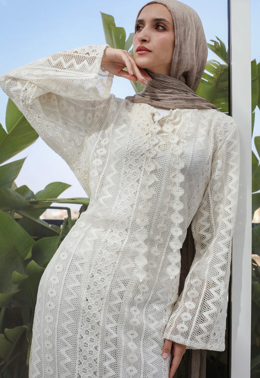 Luna offwhite dress