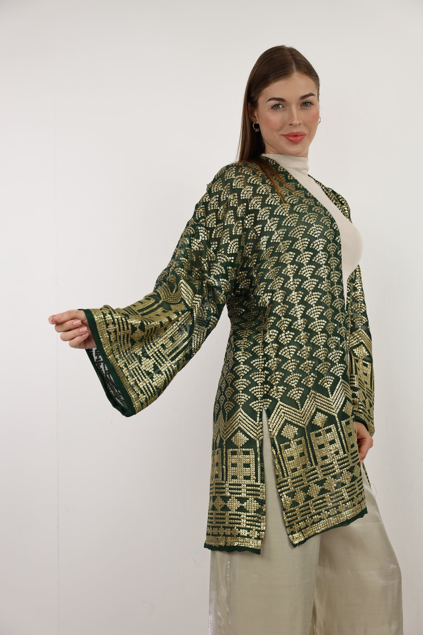 Glamour green Cardigen