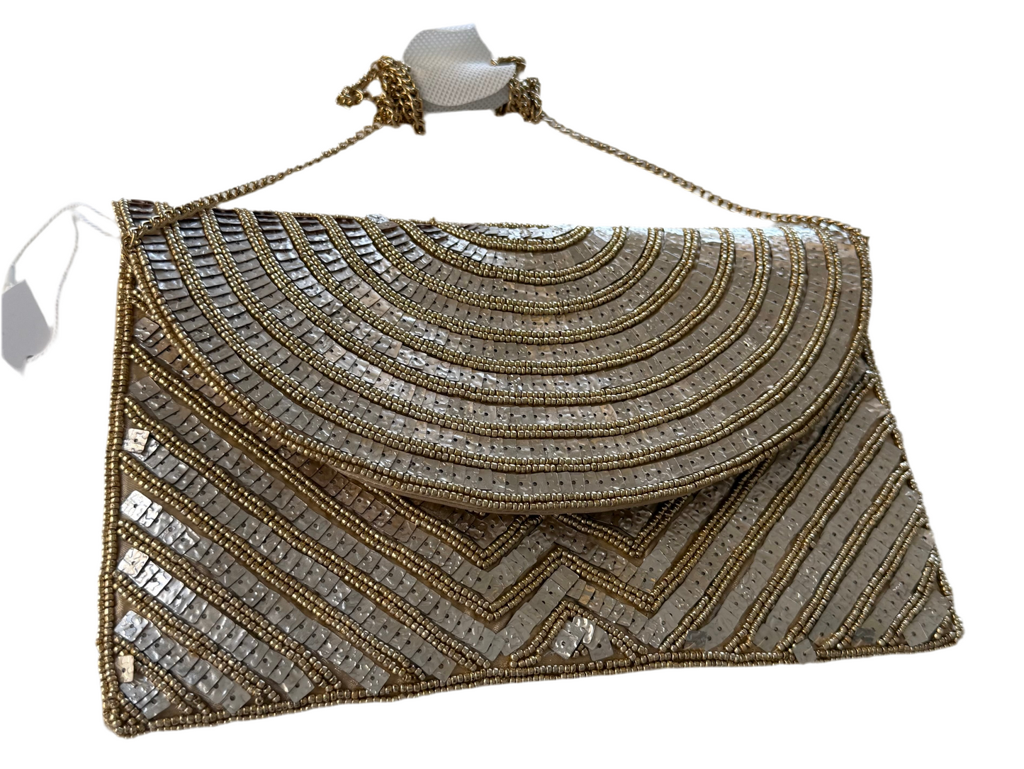 Elegant clutch in gold