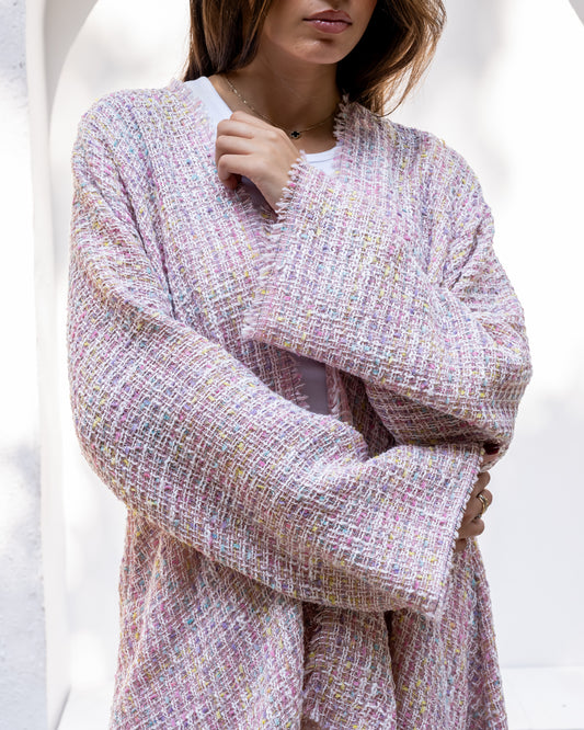 Soft horizon in powder pink