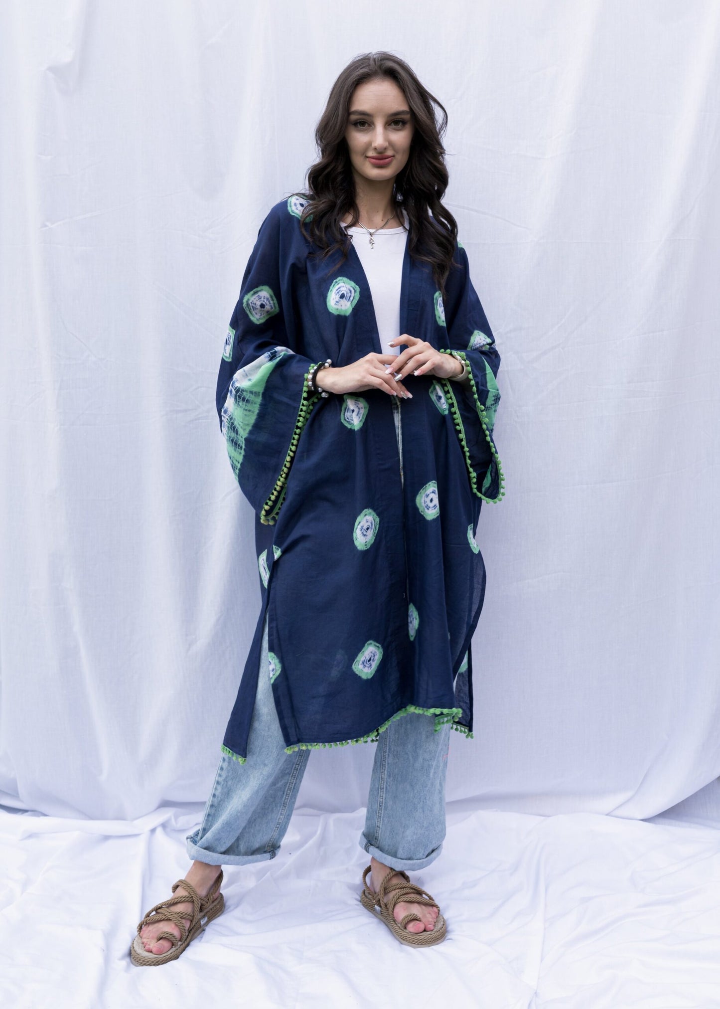 Cotton Blue Kimono