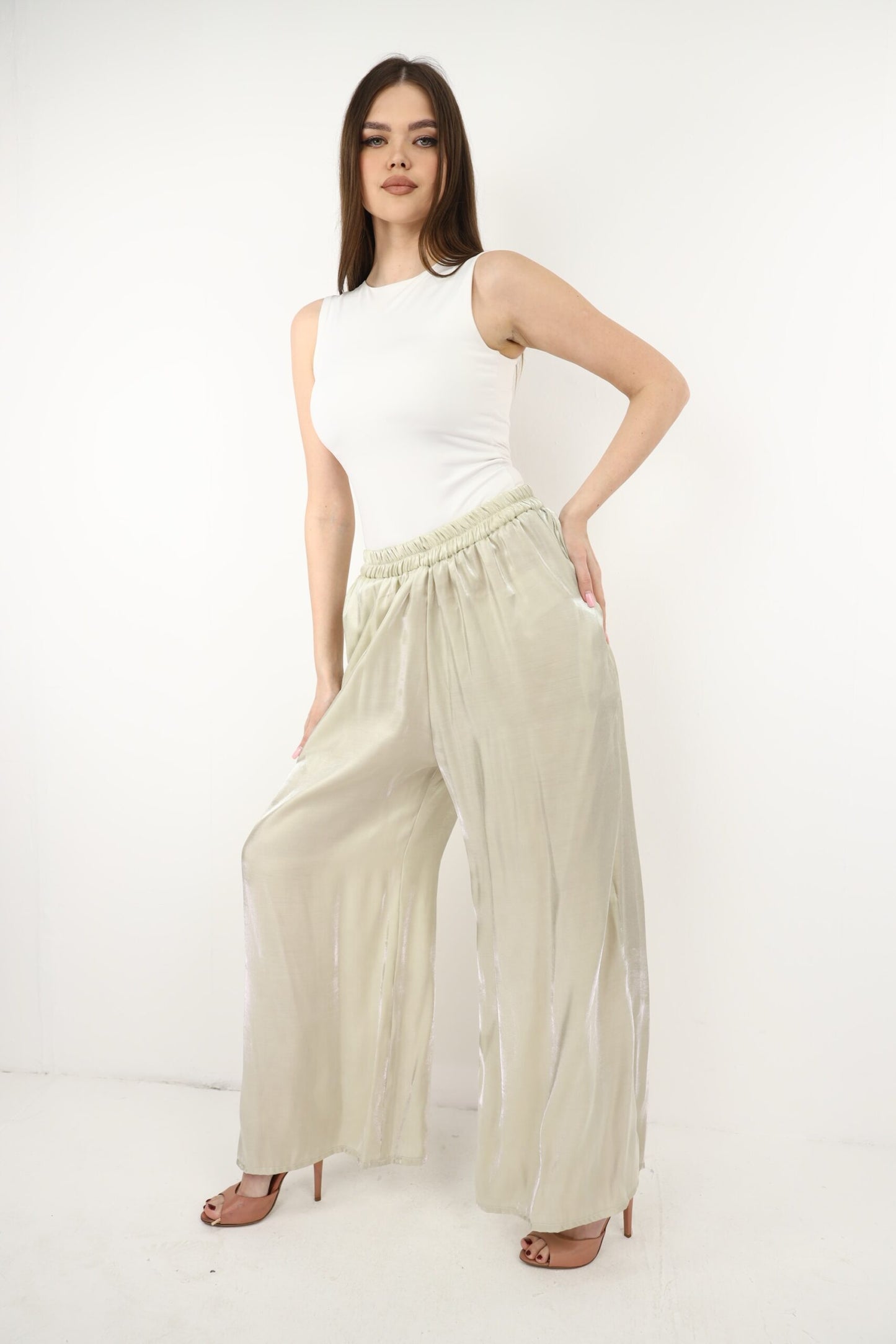 Party gold pants
