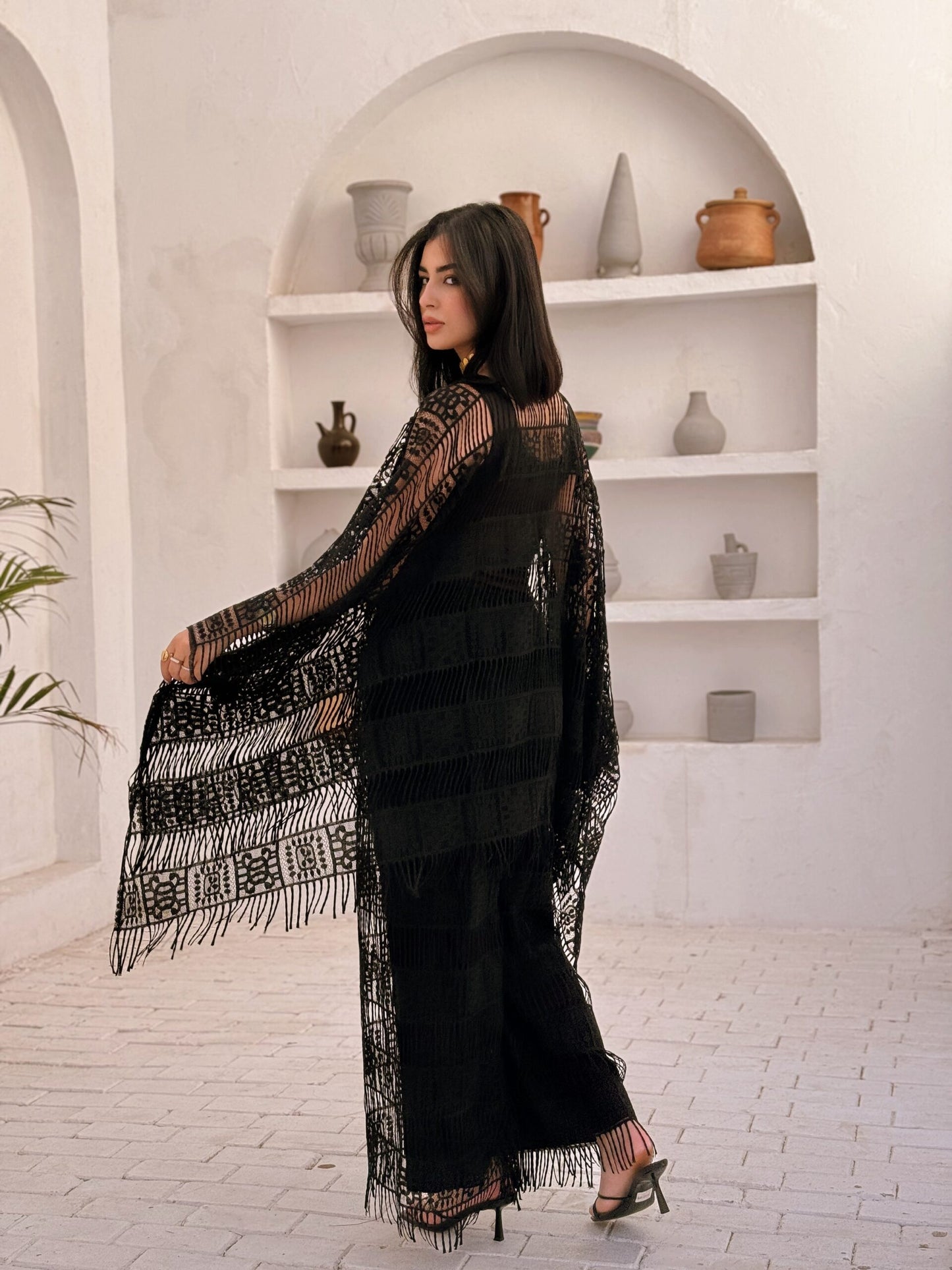 Jamila black set with a top