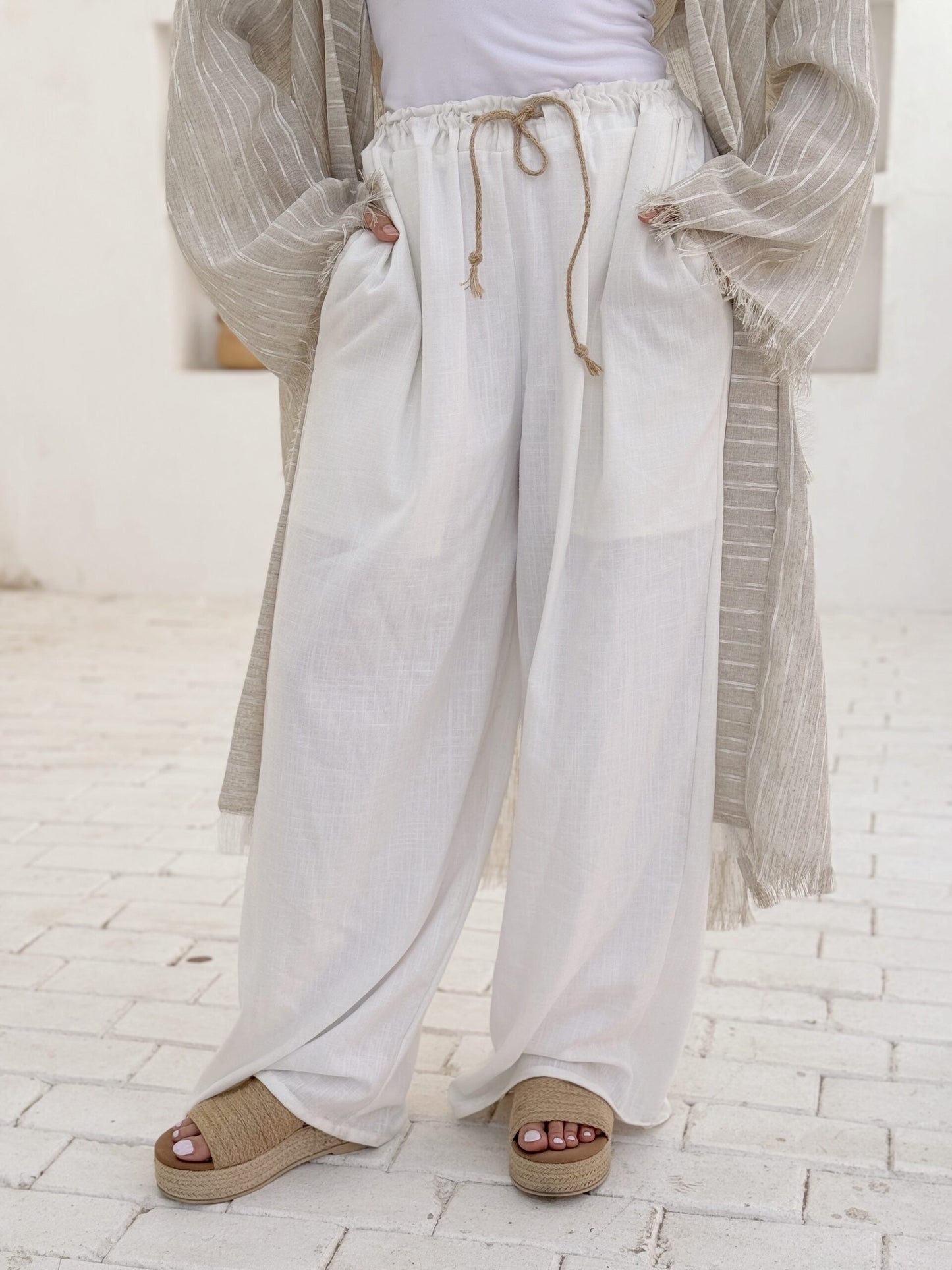 Cool linen pants