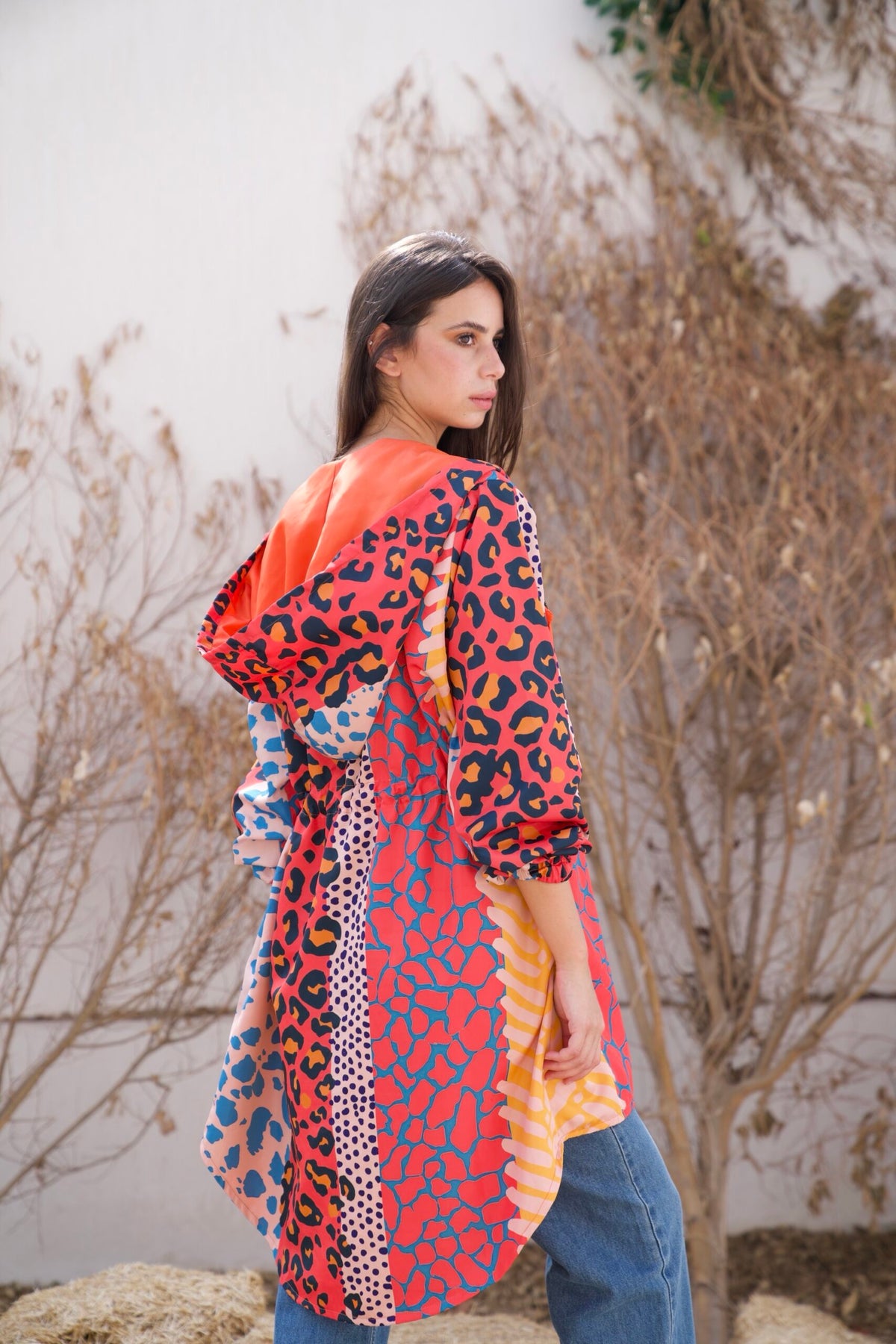 Orange Wild waterproof wind breaker