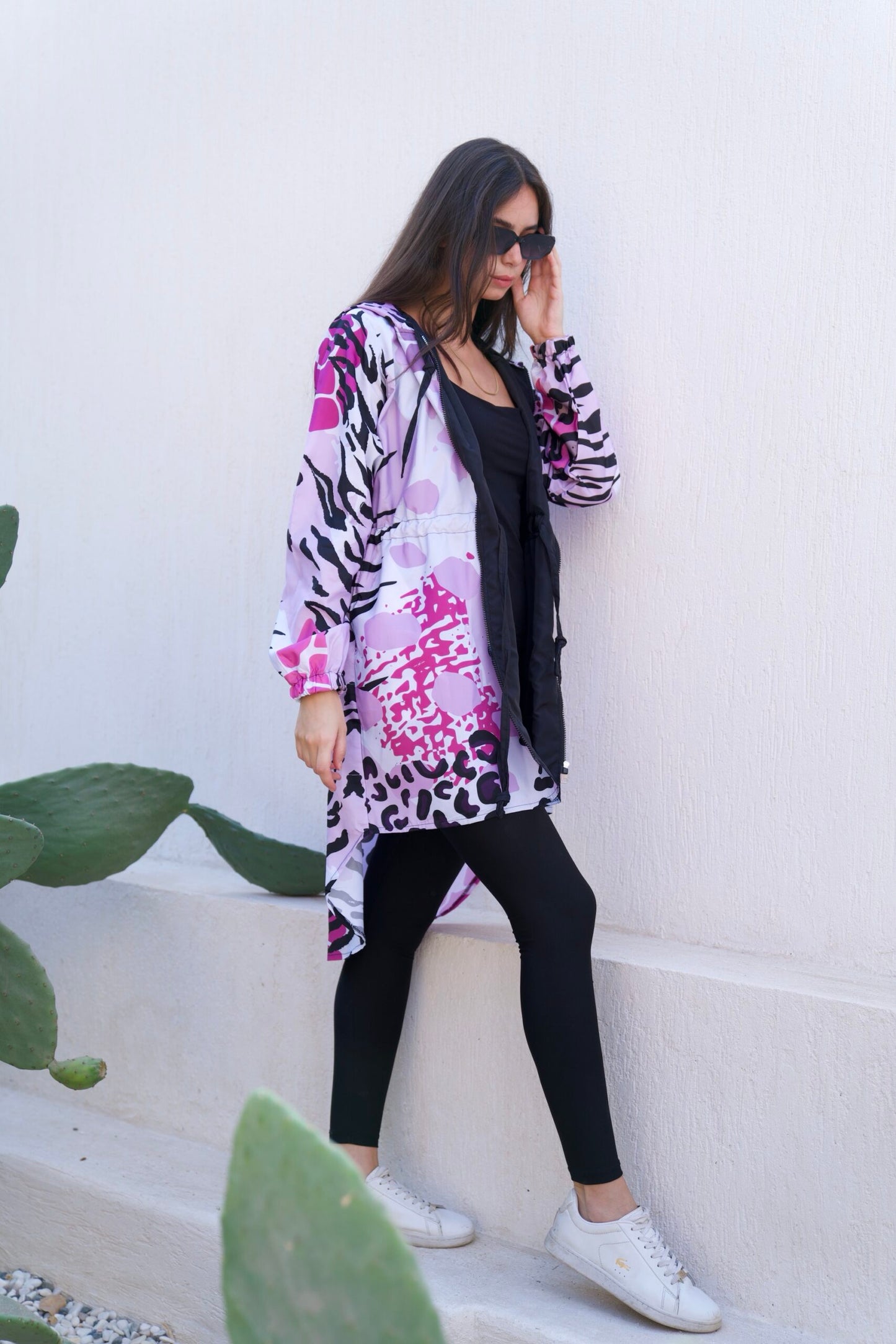 Lilac Joy waterproof wind breaker