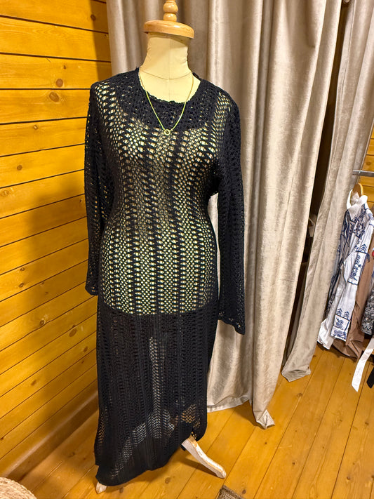 Capri beach black dress