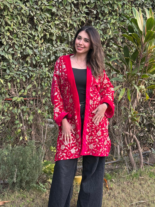 Farha cardigen in pink