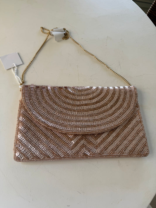 Elegant clutch in rose gold