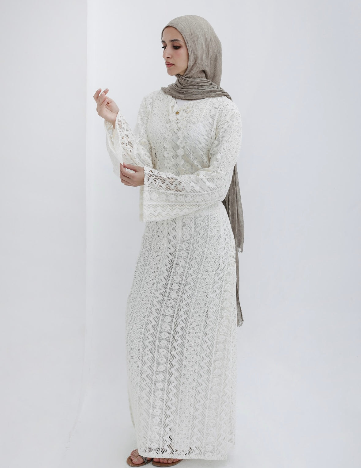 Luna offwhite dress