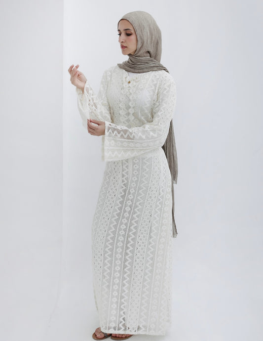 Luna offwhite dress