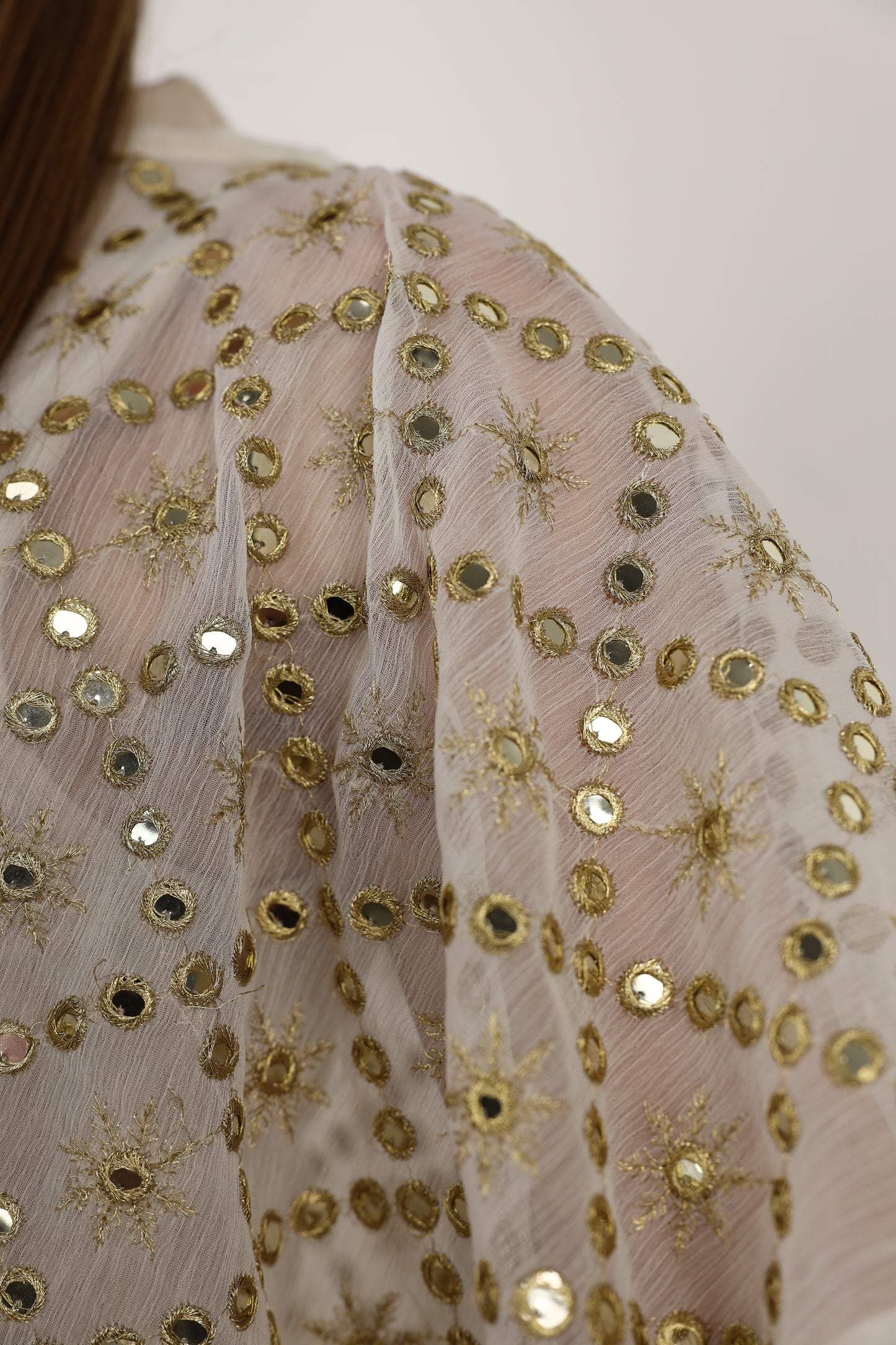 Fantasy mirror top in offwhite