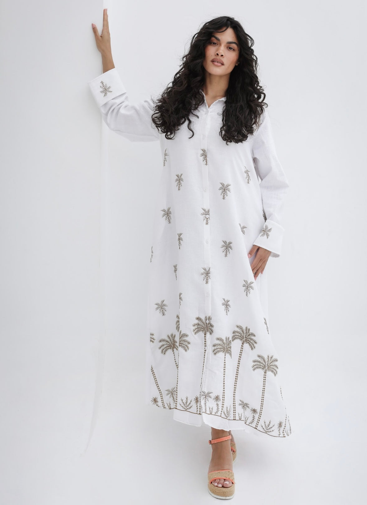 Palm Glow Dress