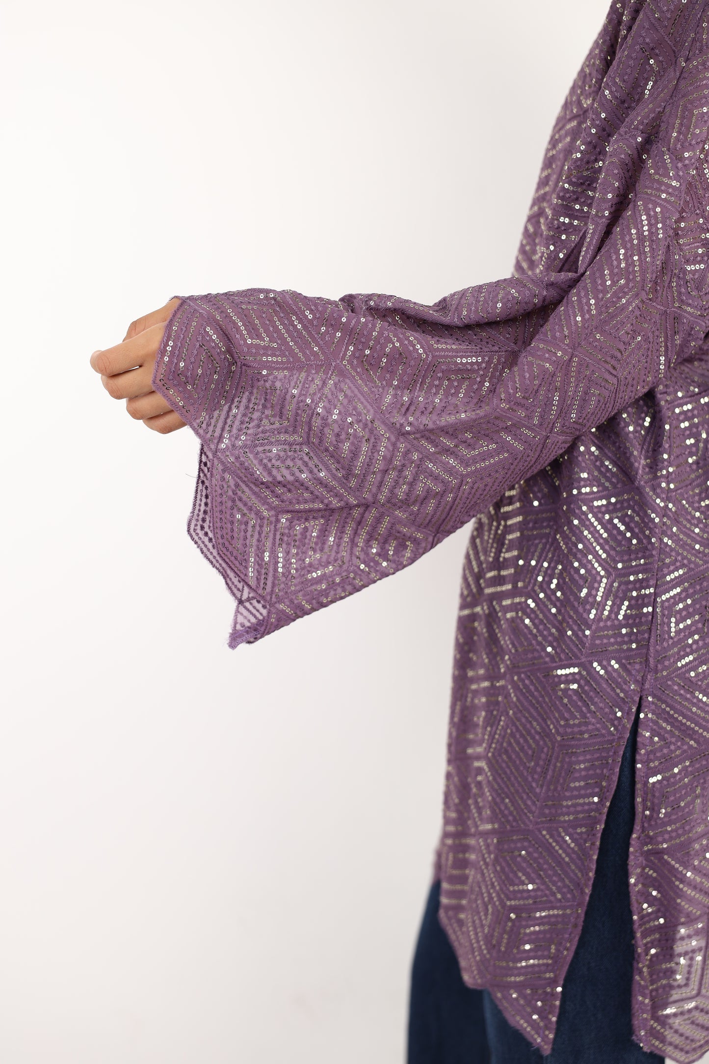 Full moon cardigen in purple