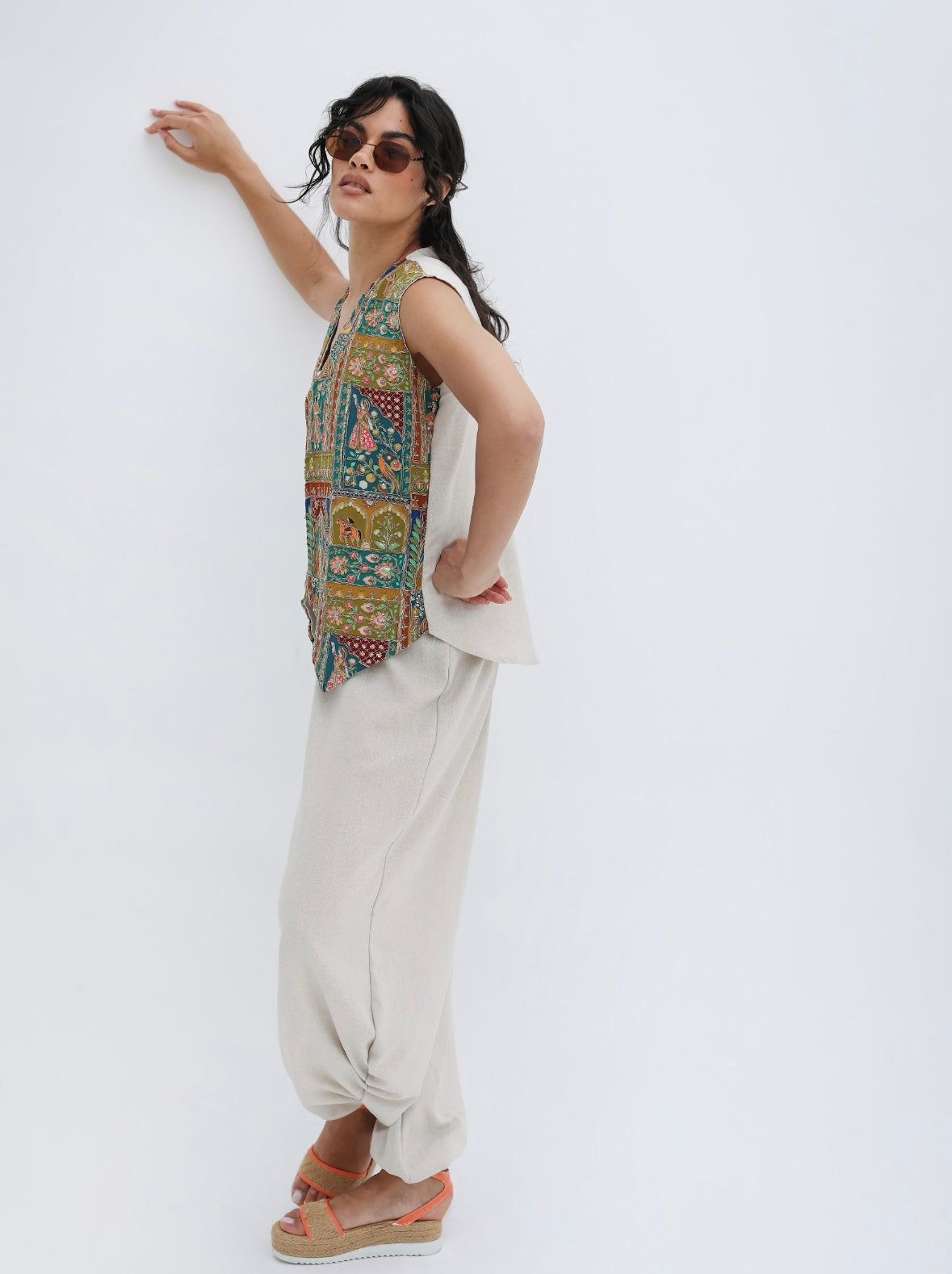 Boho Vest in Green