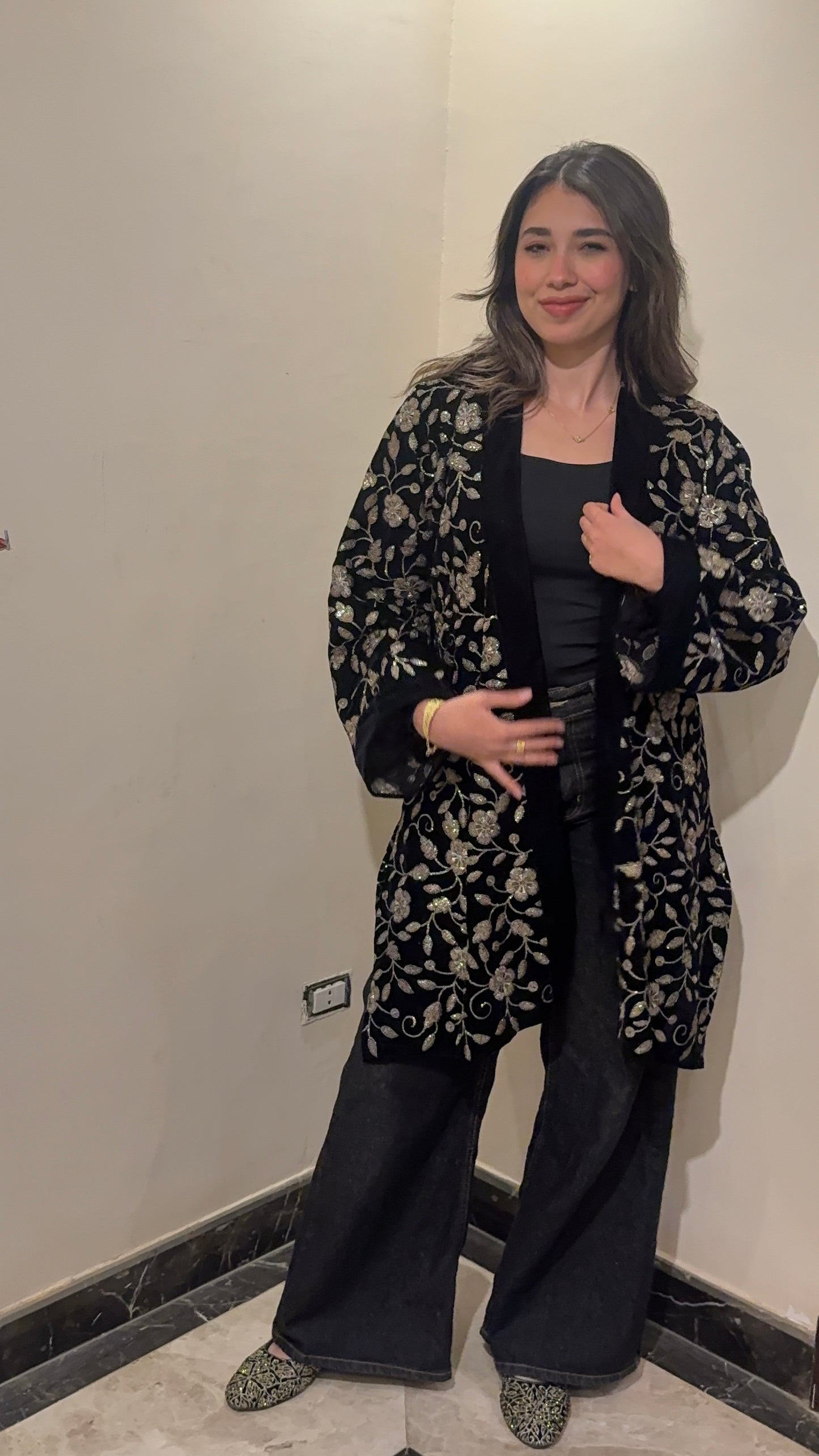 Farha cardigen in black