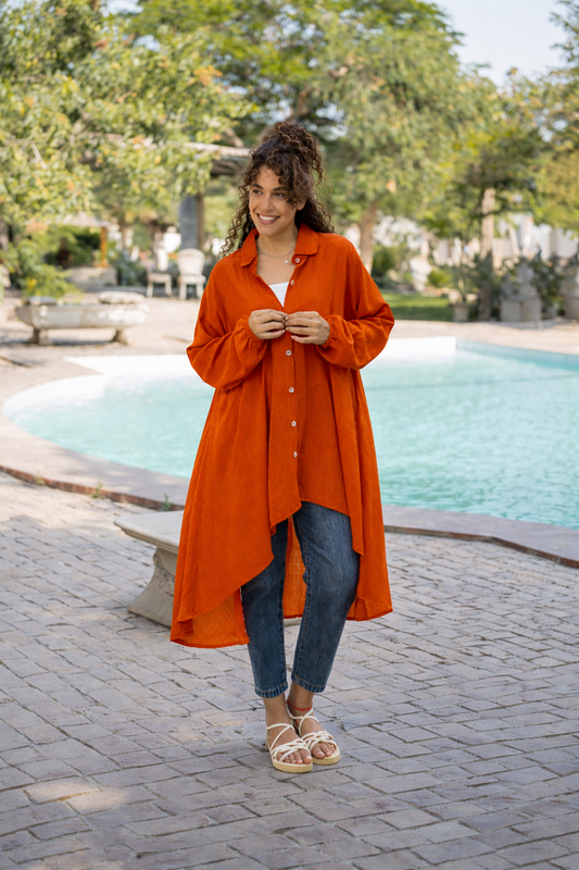 Celine shirt in orange