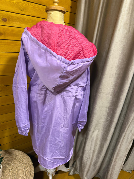 Waterproof purple jacket