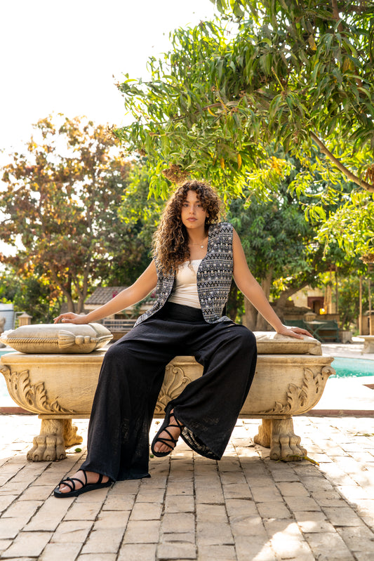 The black pants