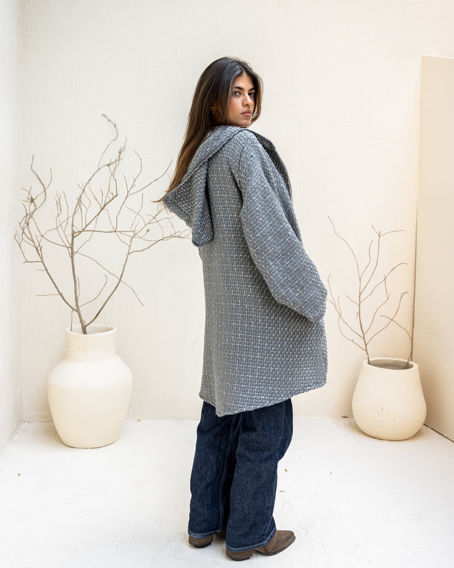 Midnight glow in grey