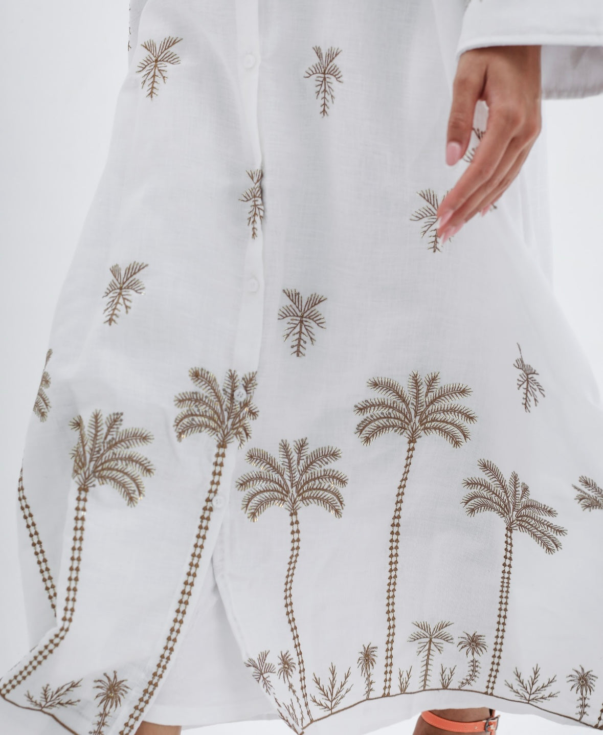 Palm Glow Dress