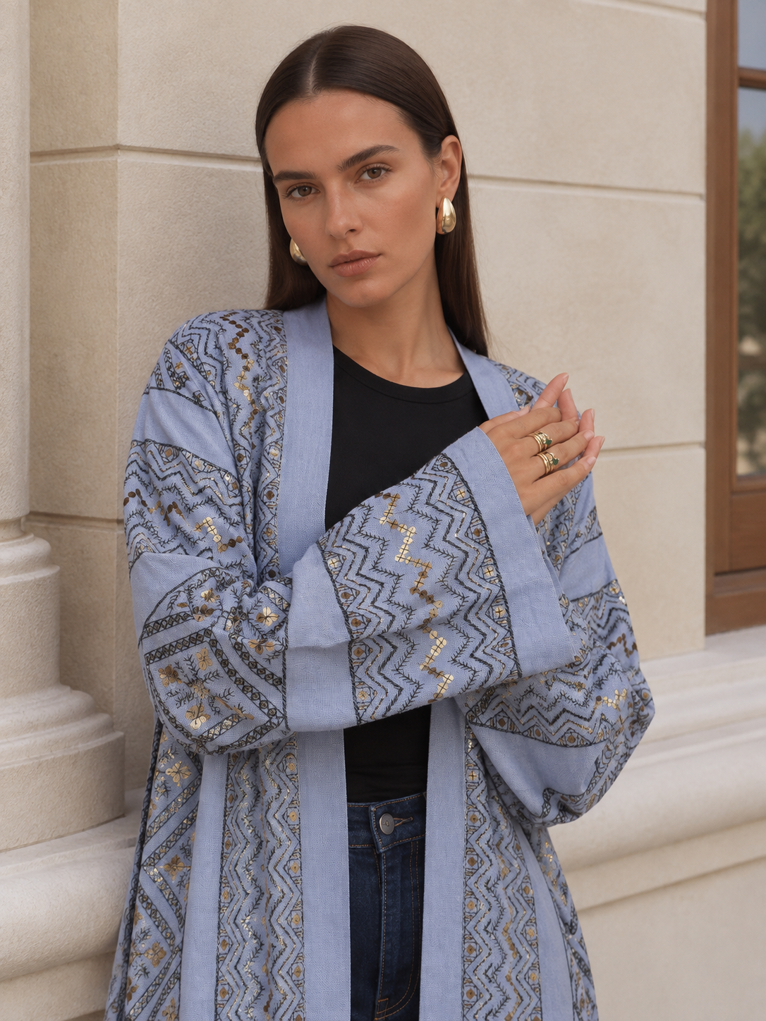 Indi blue cardigan