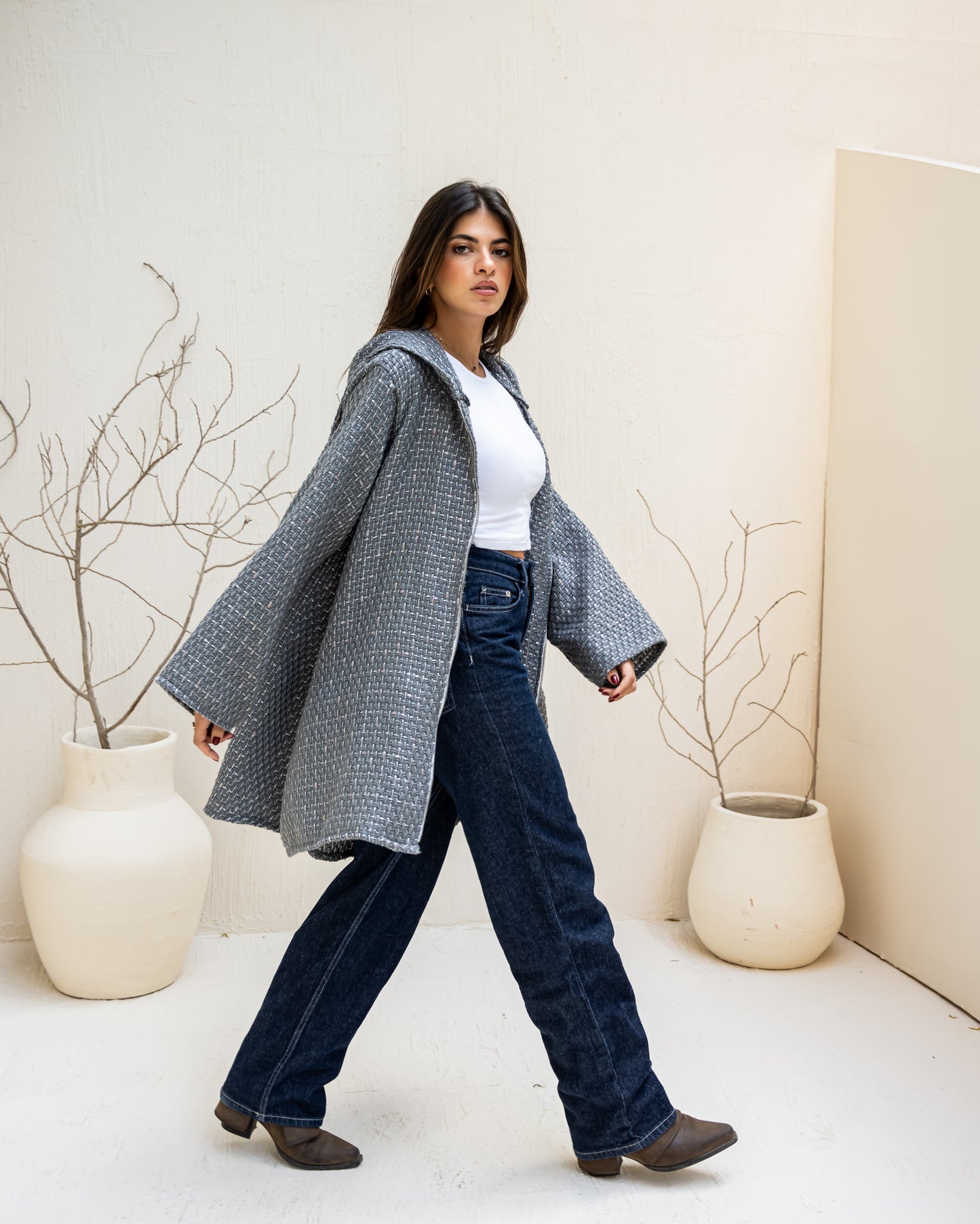 Midnight glow in grey