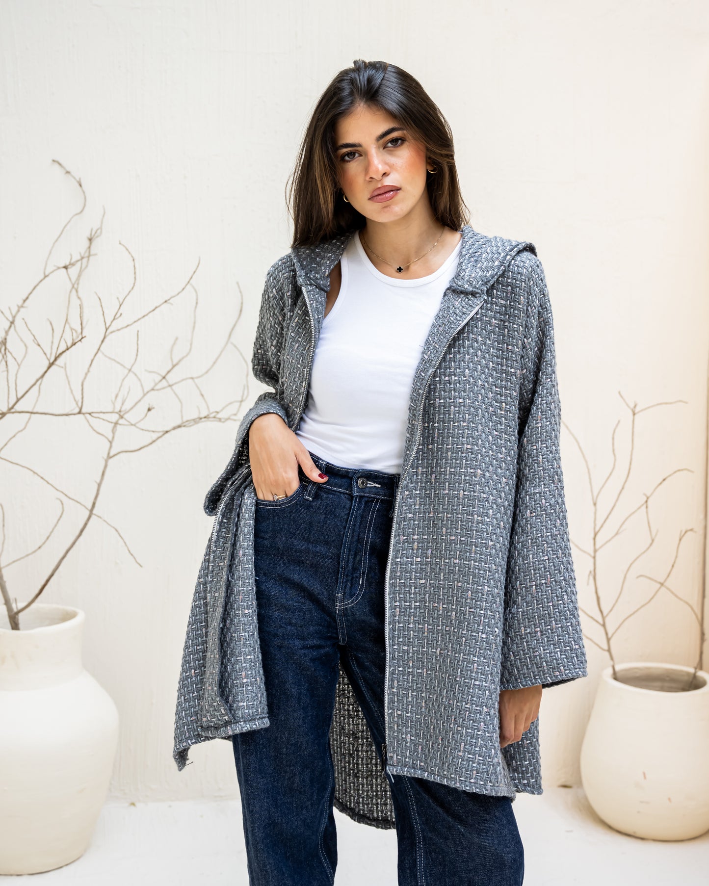 Midnight glow in grey