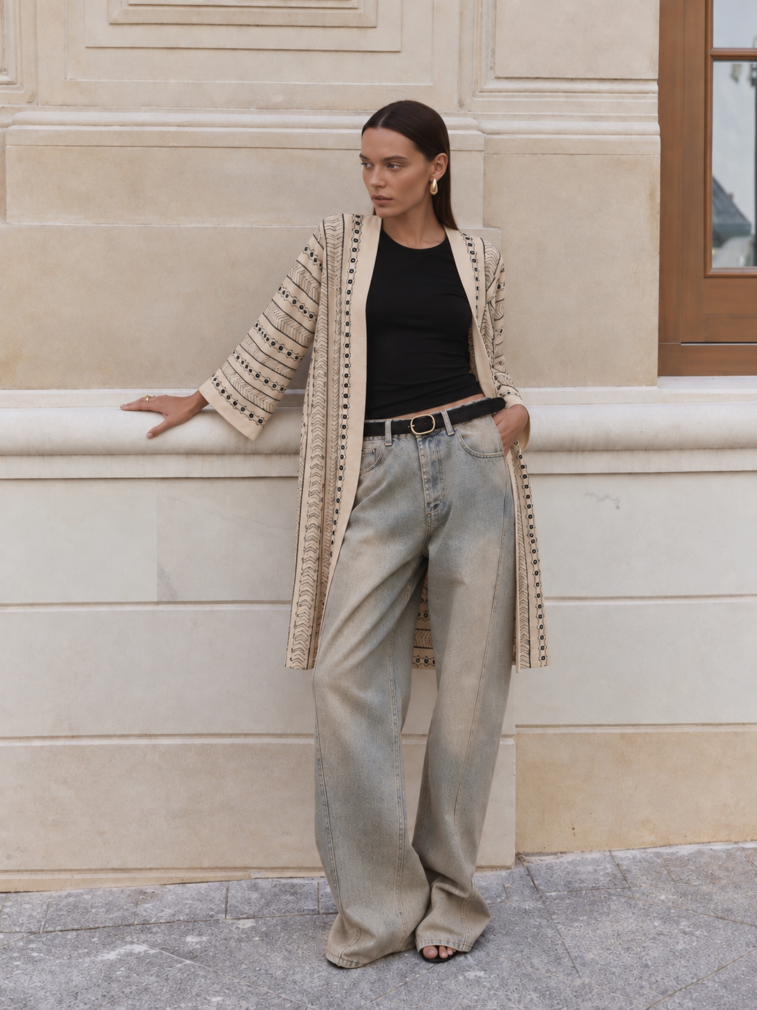 Layali cardigen in beige