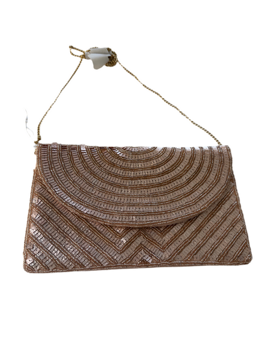 Elegant clutch in rose gold