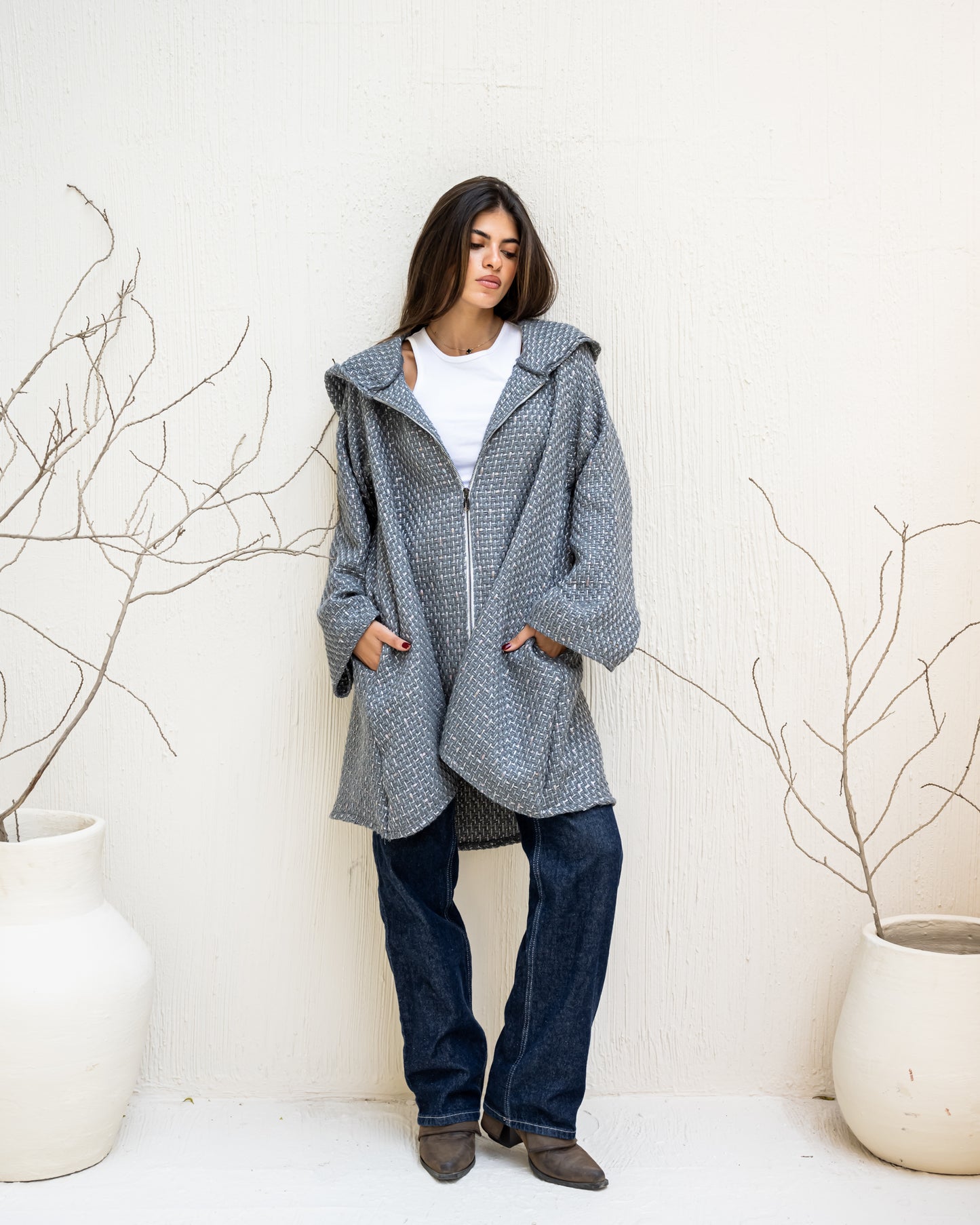 Midnight glow in grey