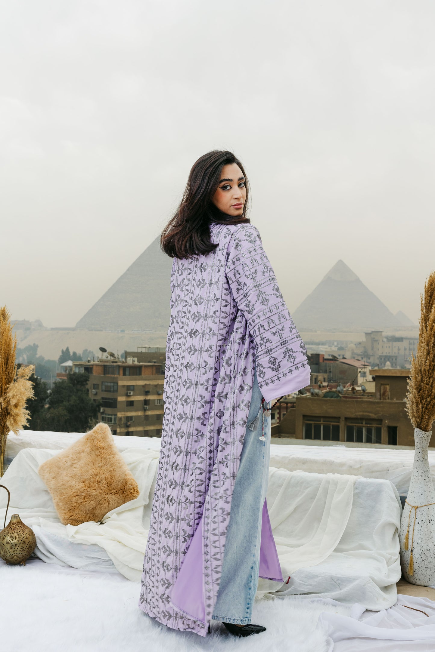 Qamar in lilac