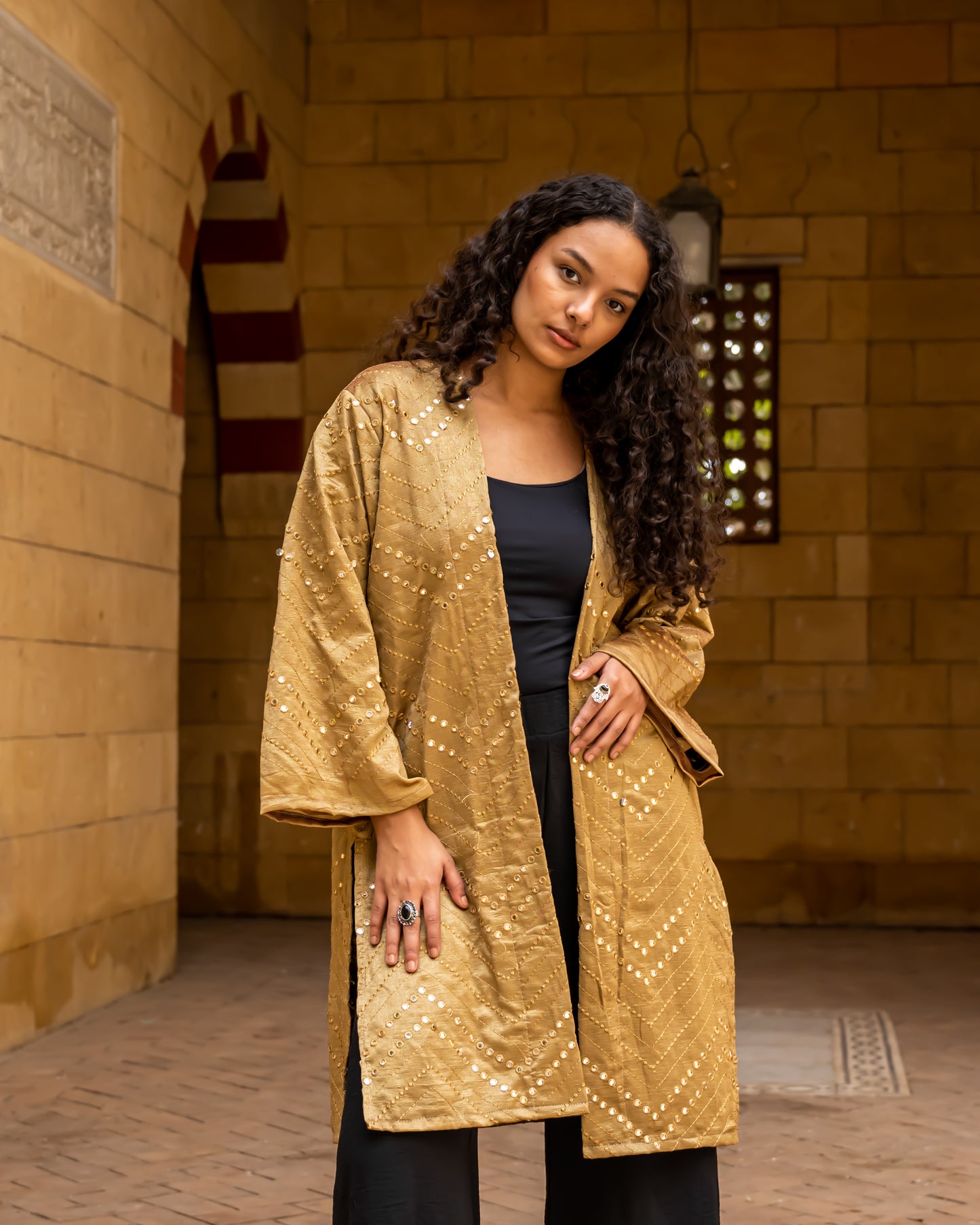 Dahab mirror cardigen