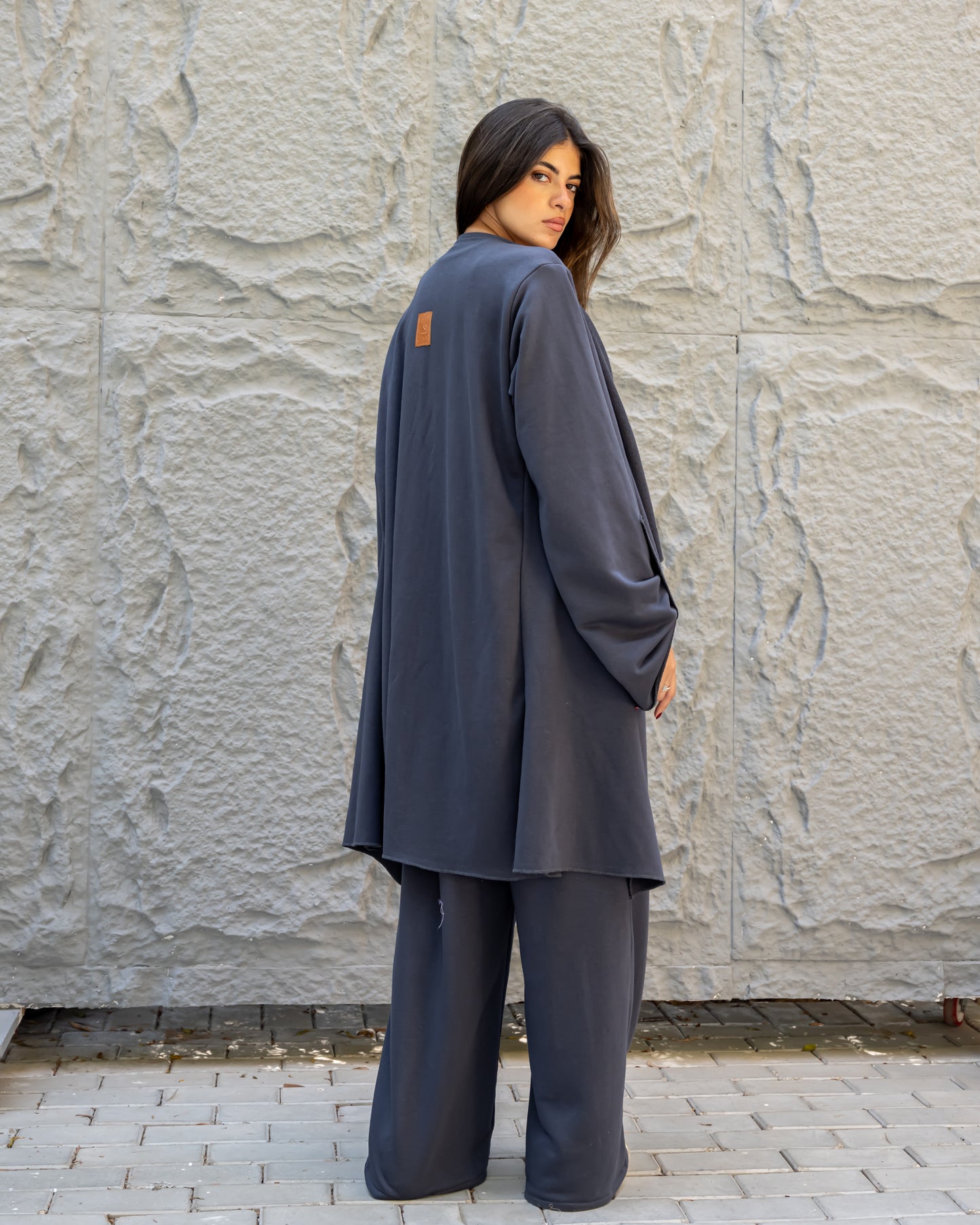 Star allure cardigen in grey