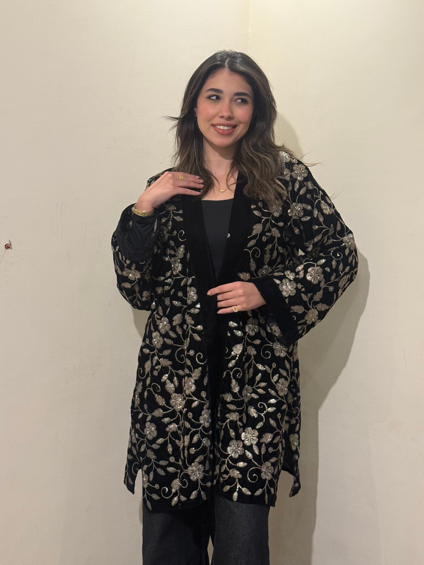 Farha cardigen in black