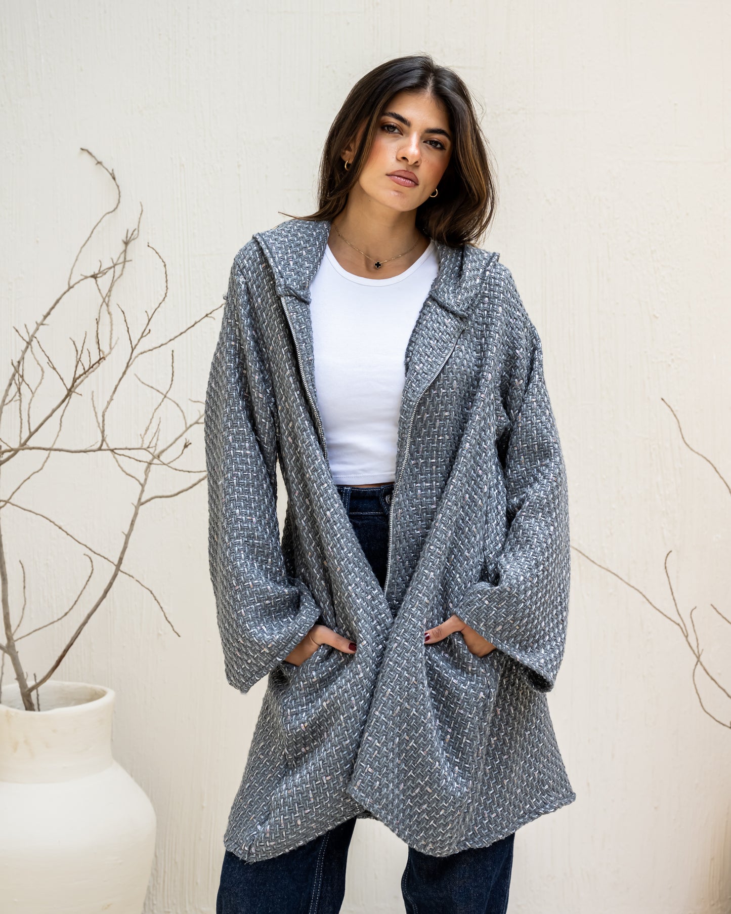 Midnight glow in grey