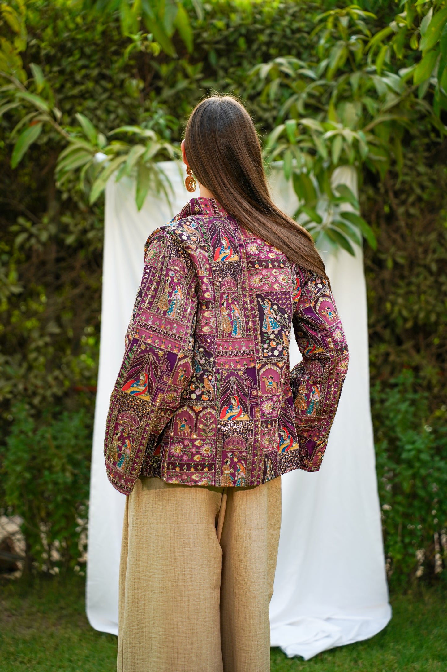 Mehraja jacket in purple