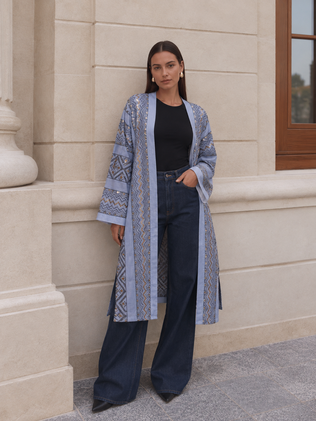 Indi blue cardigan