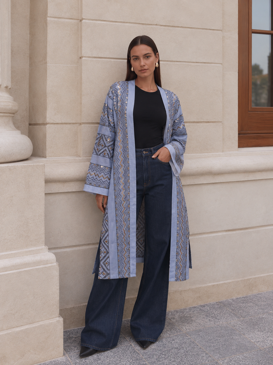 Indi blue cardigan