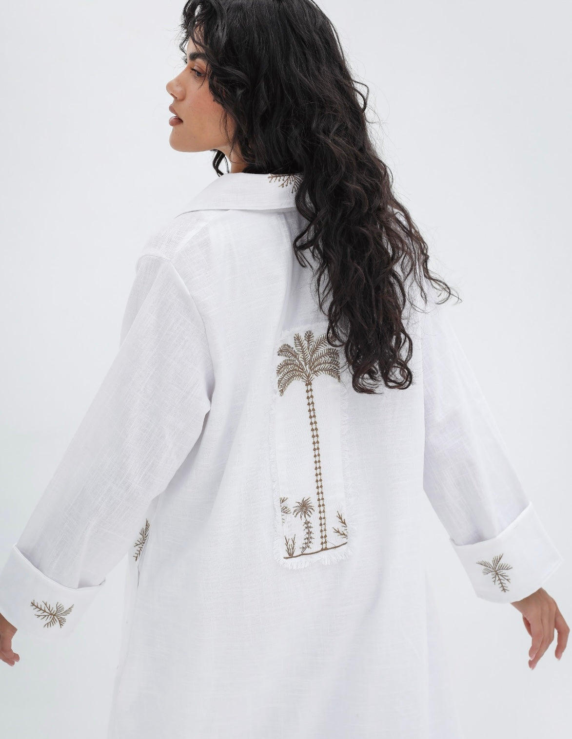 Palm Glow Dress