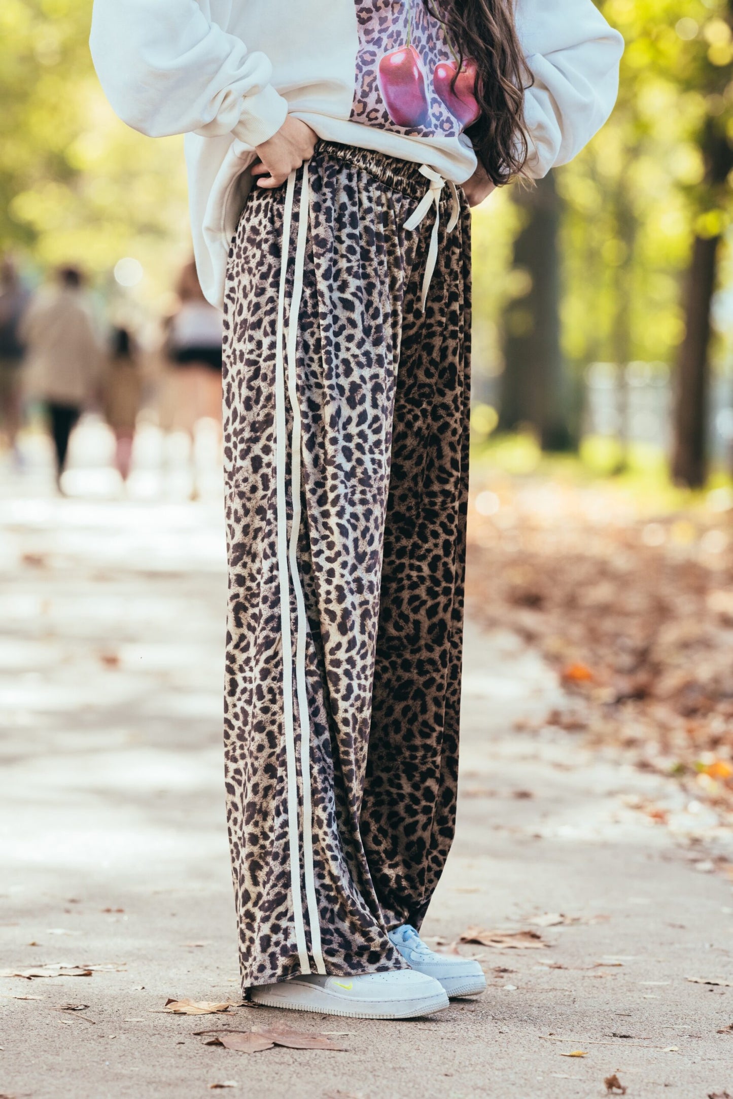 Lille cheetah  shimmery pants