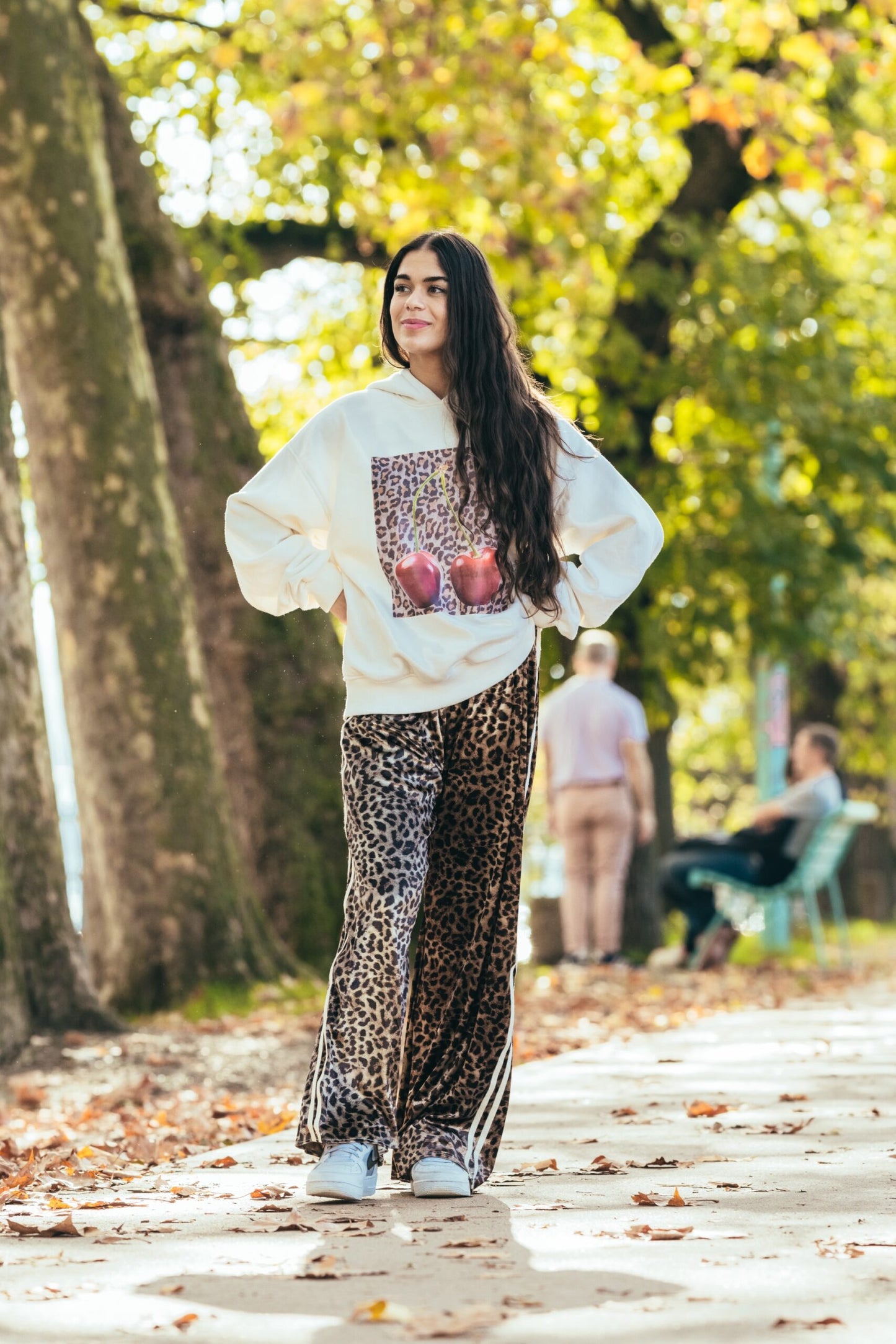 Lille cheetah  shimmery pants