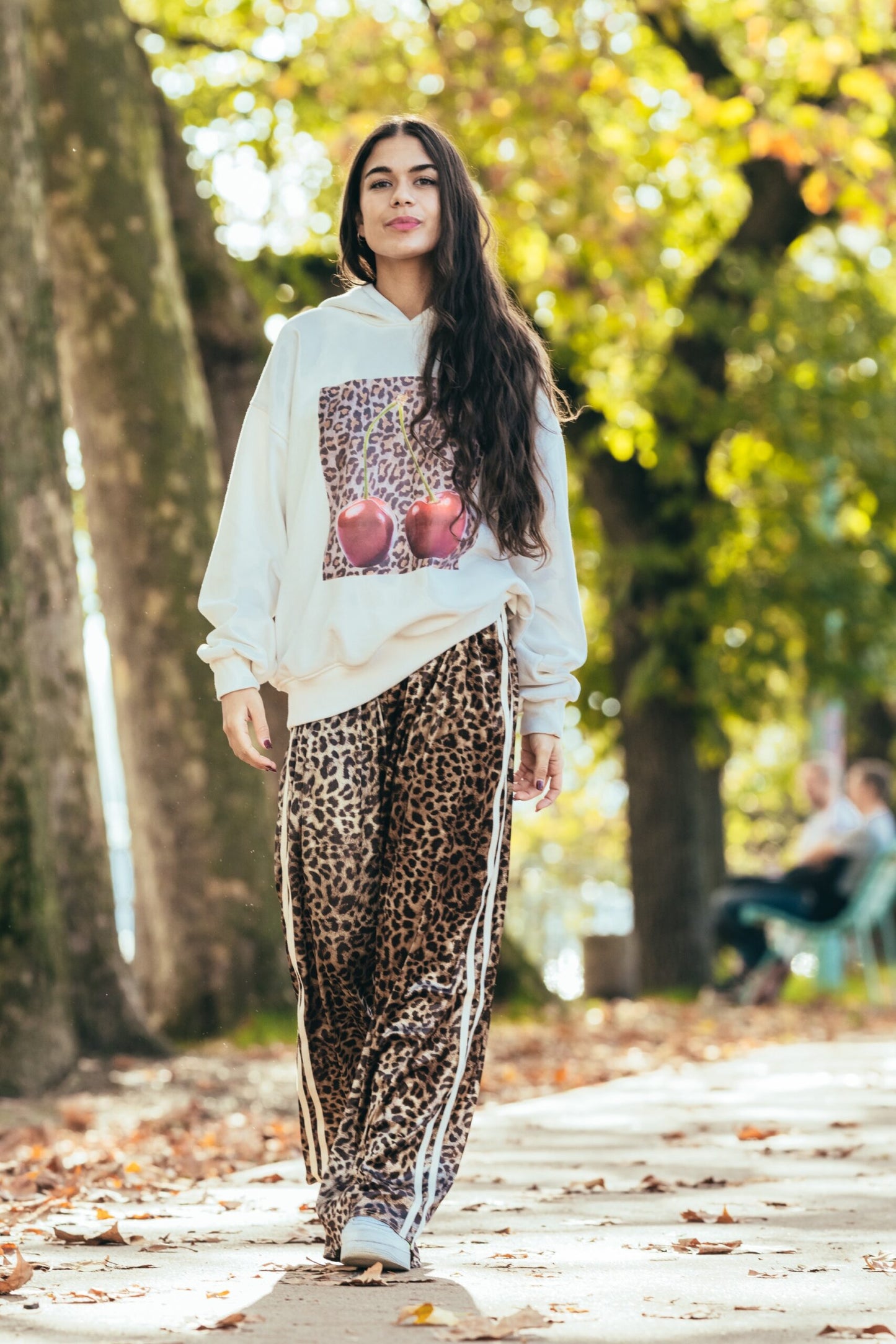 Lille cheetah  shimmery pants