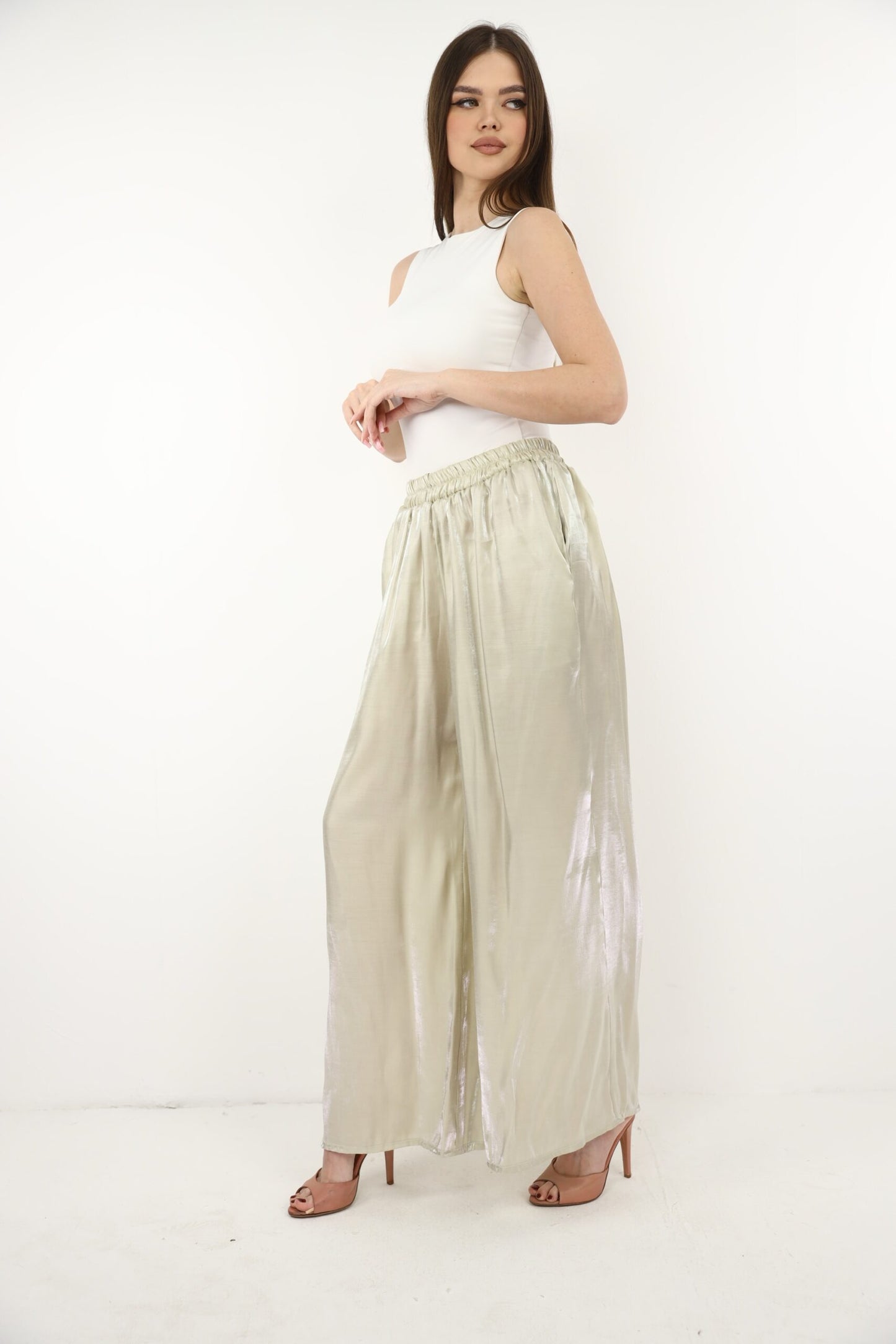 Party gold pants