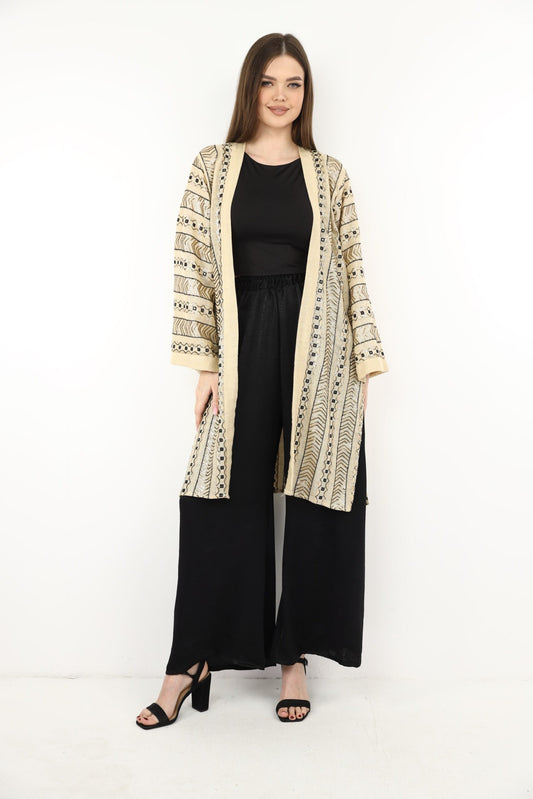 Layali cardigen in beige