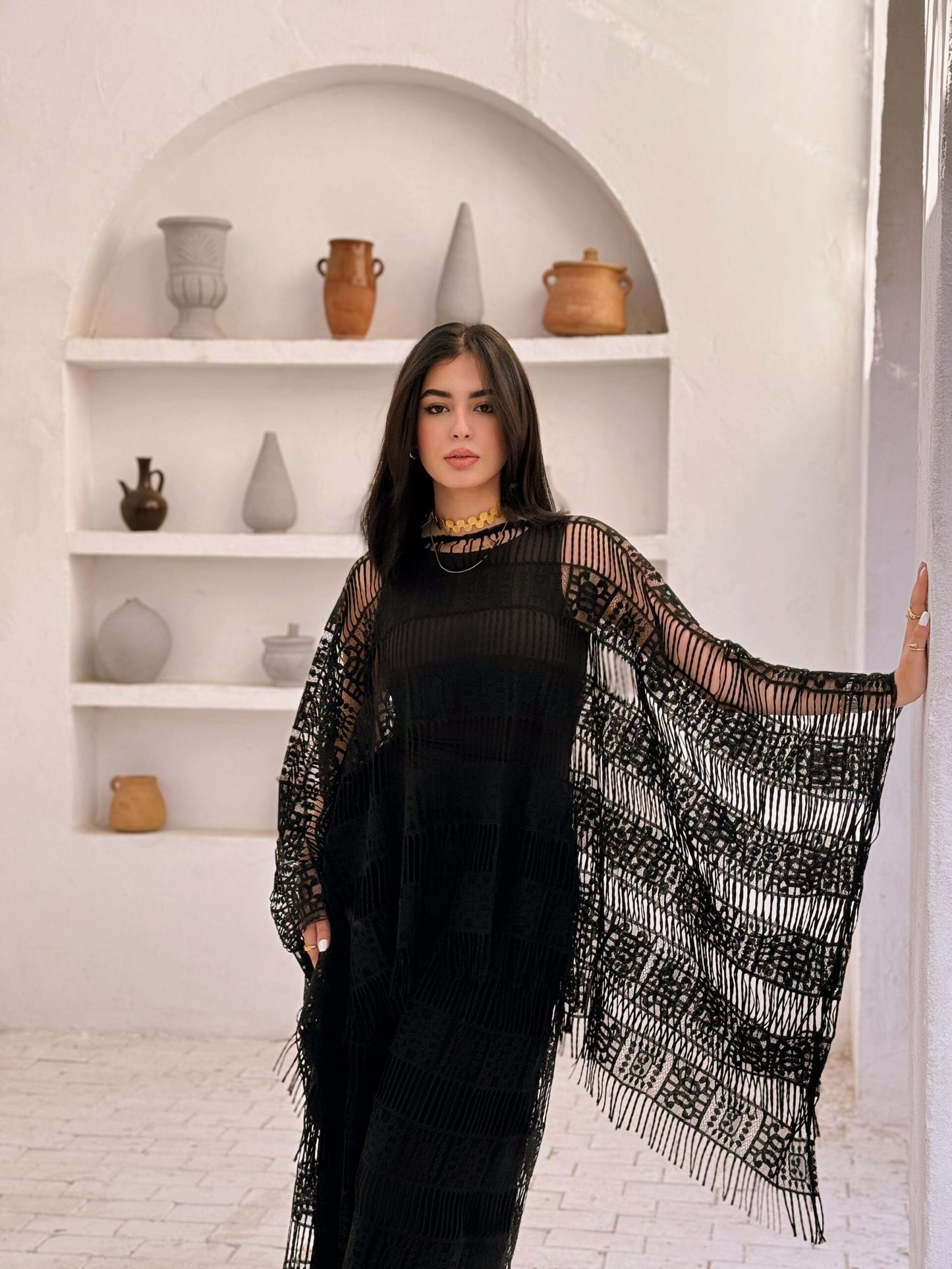 Jamila black set with a top