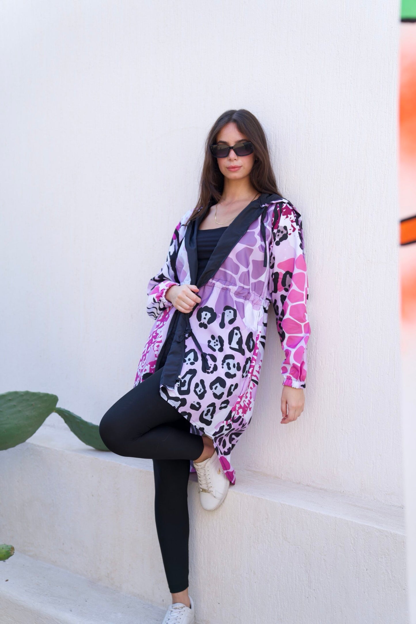 Lilac Joy waterproof wind breaker