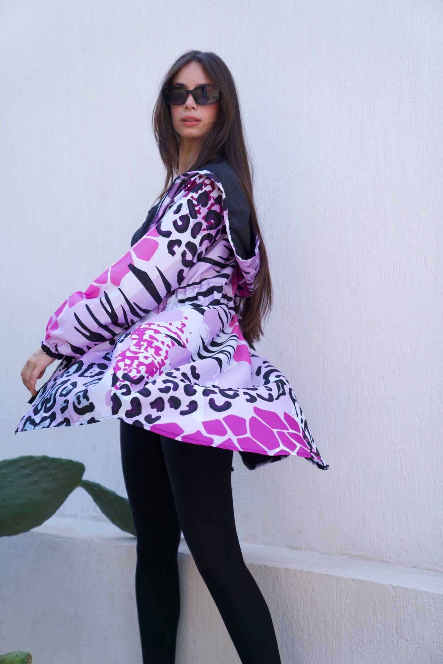 Lilac Joy waterproof wind breaker